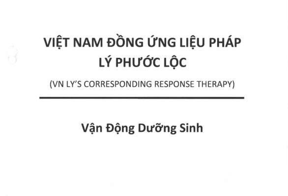 Ebook Việt Nam Đồng Ứng Liệu Pháp-Vận Động Dưỡng Sinh